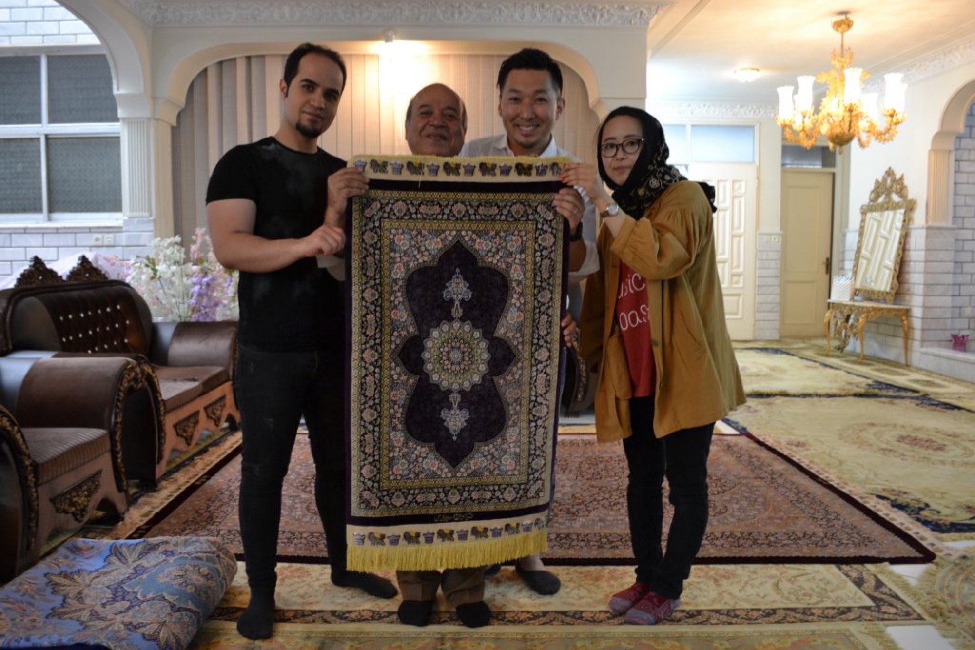 ペルシャ絨毯工房訪問⑥