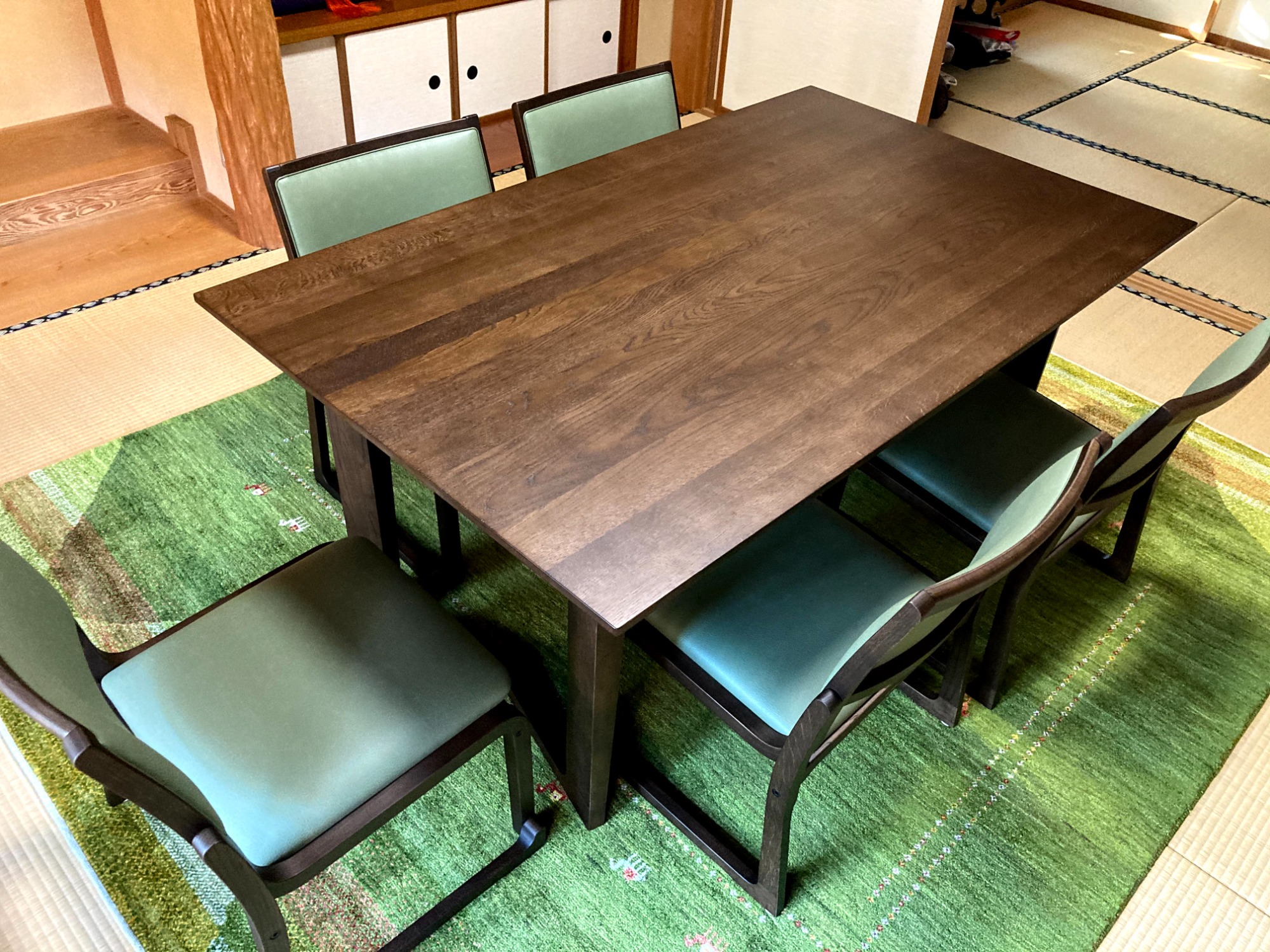 T様　和室とギャッベの相性抜群でした。