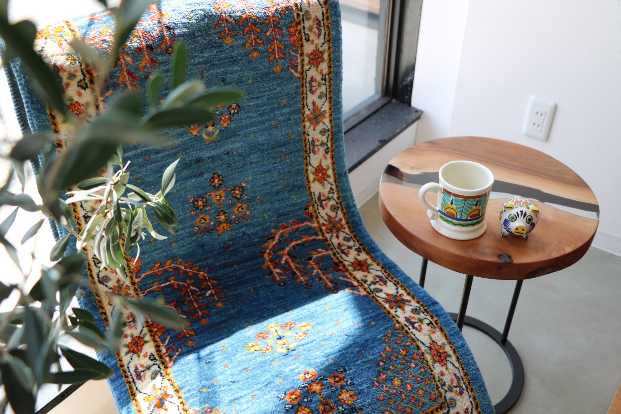 長いギャッベの敷き方