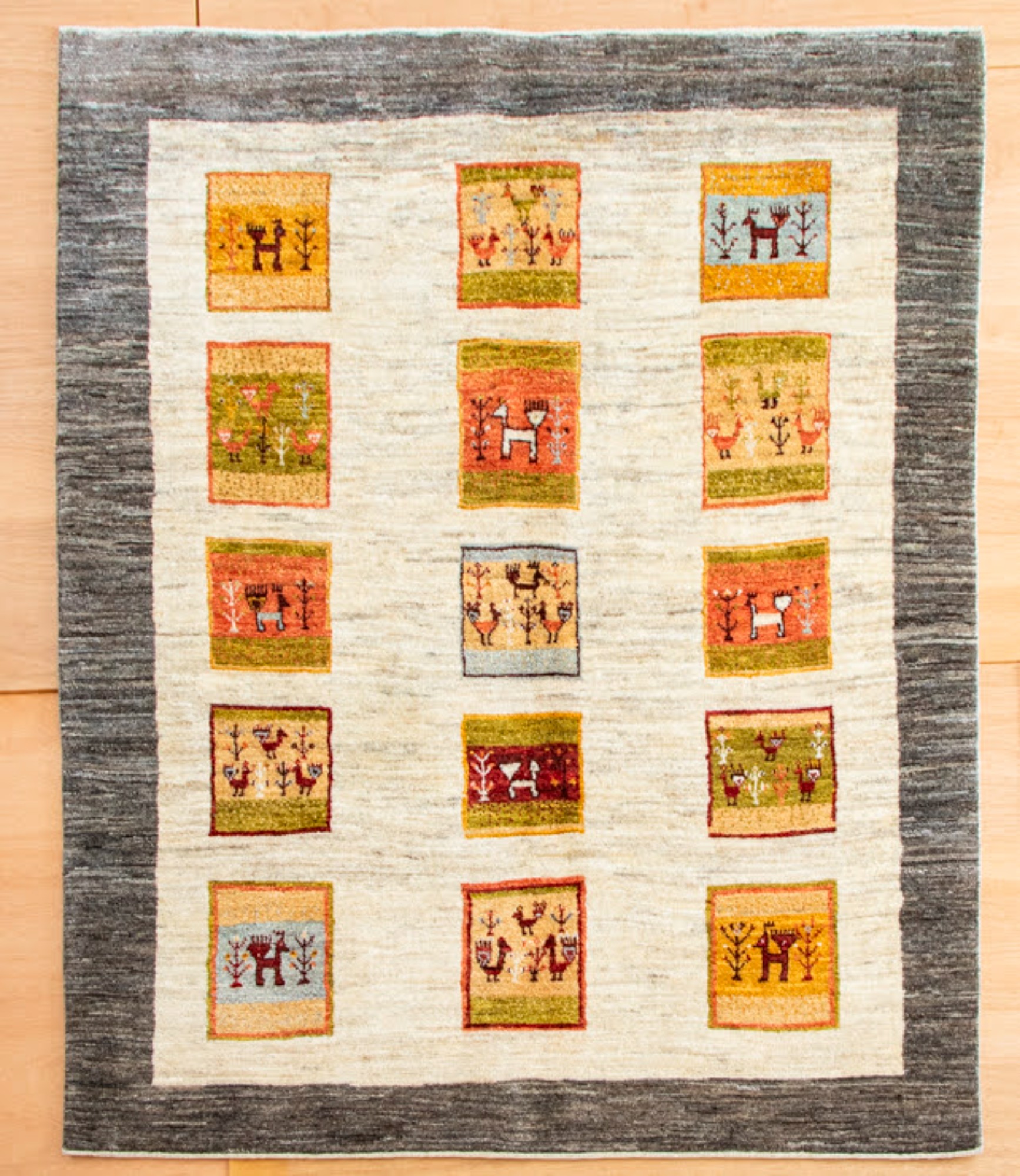 新品日曜ナイト限定最終処分タイムセール☆ギャッベ：140×200　イエロー GABBEH ART GALLERY (ギャッベアートギャラリー)[公式] | 商品一覧 |