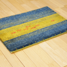 アマレ・59×87・青・黄色・魚・玄関サイズ・使用イメージ画