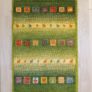 カシュクリ・91×58・緑・グラデーション・窓・鹿・ラクダ・木・玄関サイズ・真上画