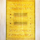 アマレ・238×172・黄色・グラデーション・羊・ヤギ・四角・リビングサイズ・真上画