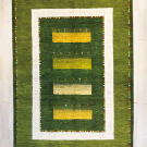 アマレ・252×167・緑・黄緑・羊・リビングサイズ・真上画