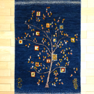 カシュクリランドスケープ・120×78・生命の樹・窓・青・真上画