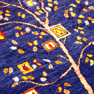 カシュクリランドスケープ・120×78・生命の樹・窓・青・アップ画