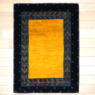 アマレ・89×61・黄色・青・木・玄関サイズ・真上画