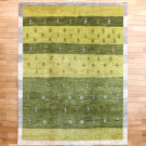 アマレ・236×179・たくさんの糸杉・緑・黄緑・リビングサイズ・真上画