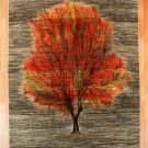 カシュクリ・242×157・茶色・原毛・生命の樹・リビングサイズ・真上画