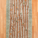 カシュクリ・198×69・水色・木・廊下・キッチンサイズ・真上画
