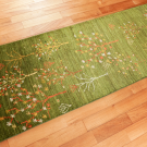 アマレ・199×70・緑・生命の樹・廊下・キッチンサイズ・使用イメージ画