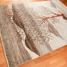 アマレランドスケープ・193×147・原毛・茶色・生命の樹・リビングサイズ・使用イメージ画