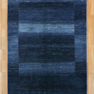カシュクリ・185×124・青・シンプル・グラデーション・センターラグサイズ・真上画