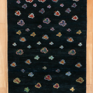 カシュクリ・126×81・紺色・蝶々・玄関サイズ・真上画