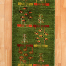 アマレ・155×53・緑・木・花・廊下敷き・真上画