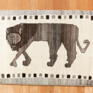 アマレランドスケープ・144×84・原毛・ライオン・玄関サイズ・真上画
