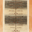 アマレ・129×84・原毛・生命の樹・鳥・玄関サイズ・真上画