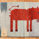 アマレランドスケープ・112×77・ライオン・赤色・玄関サイズ・真上画