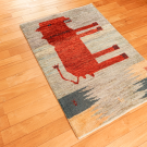 アマレランドスケープ・112×77・ライオン・赤色・玄関サイズ・使用イメージ画