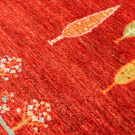 カシュクリ・129×78・赤色・糸杉・生命の樹・玄関サイズ・アップ画
