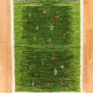 アマレ・95×65・緑・羊・ヤギ・木・玄関サイズ・真上画