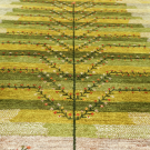 アマレ・大型ルームサイズ・緑色・生命の樹・アップ画