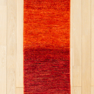 アマレ・144×44・赤色・シンプル・グラデーション・廊下敷き・真上画