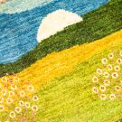 カシュクリランドスケープ・84×60・緑色・水色・風景・生命の樹・玄関サイズ・アップ画