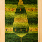 カシュクリ・94×60・緑色・グラデーション・糸杉・玄関サイズ・真上画