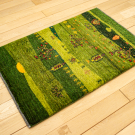 カシュクリランドスケープ・93×60・緑色・風景・生命の樹・玄関サイズ・使用イメージ画