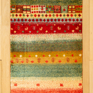 カシュクリ・96×66・カラフル・羊・女の子・木・窓・玄関サイズ・真上画