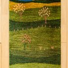 カシュクリランドスケープ・93×56・緑色・生命の樹・風景・玄関サイズ・真上画