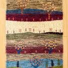 カシュクリランドスケープ・92×60・青色・紫色・風景・生命の樹・玄関サイズ・真上画