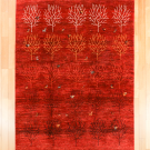 アマレ・196×155・赤色・リビングサイズ・真上画