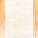 アマレ・194×99・白色原毛・センターラグサイズ・シンプル・真上画