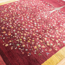 ルリバフ・254×199・赤紫・生命の樹・グラデーション・大型ルームサイズ・使用イメージ画