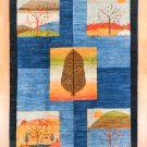アマレ・246×172・青色・紺色・生命の樹・風景・太陽・リビングサイズ・真上画