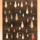 アマレ・203×154・茶色・糸杉・カラフル・羊・リビングサイズ・真上画