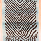 アマレランドスケープ・202×147・水色・ゼブラ柄・リビングサイズ・真上画