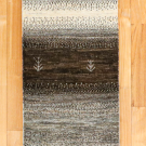 アマレ・154×48・茶色・白色・原毛・生命の樹・廊下敷き・キッチンサイズ・真上画