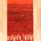 アマレ・169×54・麦・シンプル・赤色・グラデーション・廊下敷き・キッチンサイズ・真上画