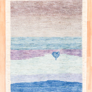 アマレ・122×85・青色・木・玄関サイズ・真上画
