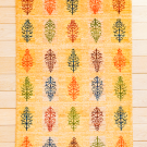 カシュクリ・95×61・黄色・生命の樹・玄関サイズ・真上画