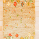 アマレ・90×59・黄緑・羊・木・玄関サイズ・真上画