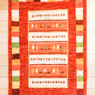 アマレ・91×62・赤色・鹿・糸杉・玄関サイズ・真上画
