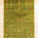 アマレ・89×60・緑色・鹿・木・玄関サイズ・真上画