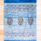 アマレ・87×59・青色・生命の樹・玄関サイズ・真上画