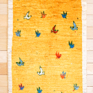 アマレ・94×60・鳥・黄色・玄関サイズ・真上画