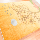 アマレランドスケープ・200×154・黄色・生命の樹・夕日・風景・リビングサイズ・使用イメージ画