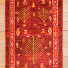 カシュクリ・97×59・赤・生命の樹・玄関サイズ・真上画
